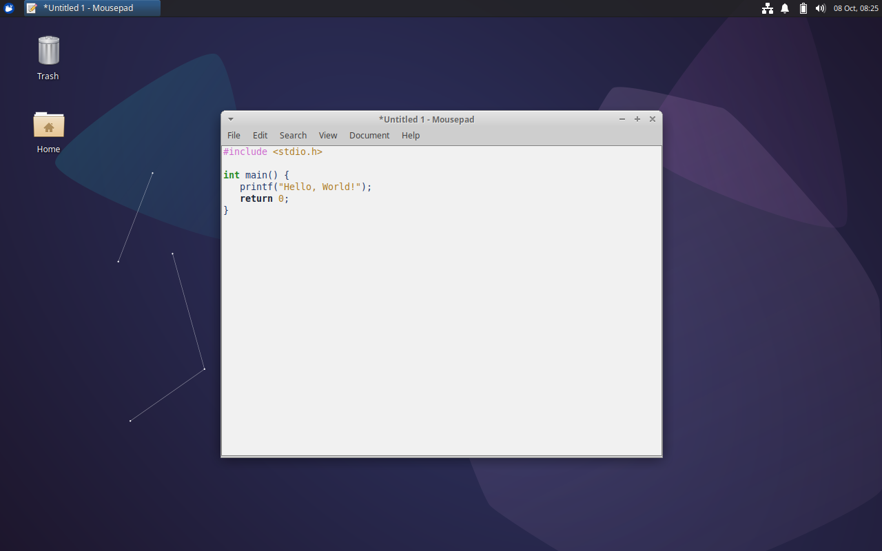 Mousepad 0.6.1 adds a new search setting and fixes a variety of bugs