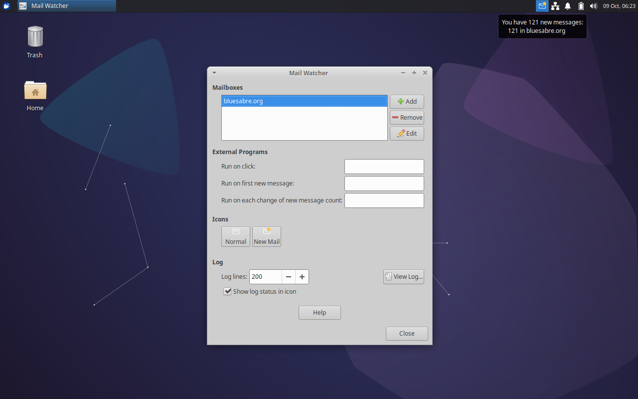 Mailwatch 1.3.1 improves logging and UI scaling support