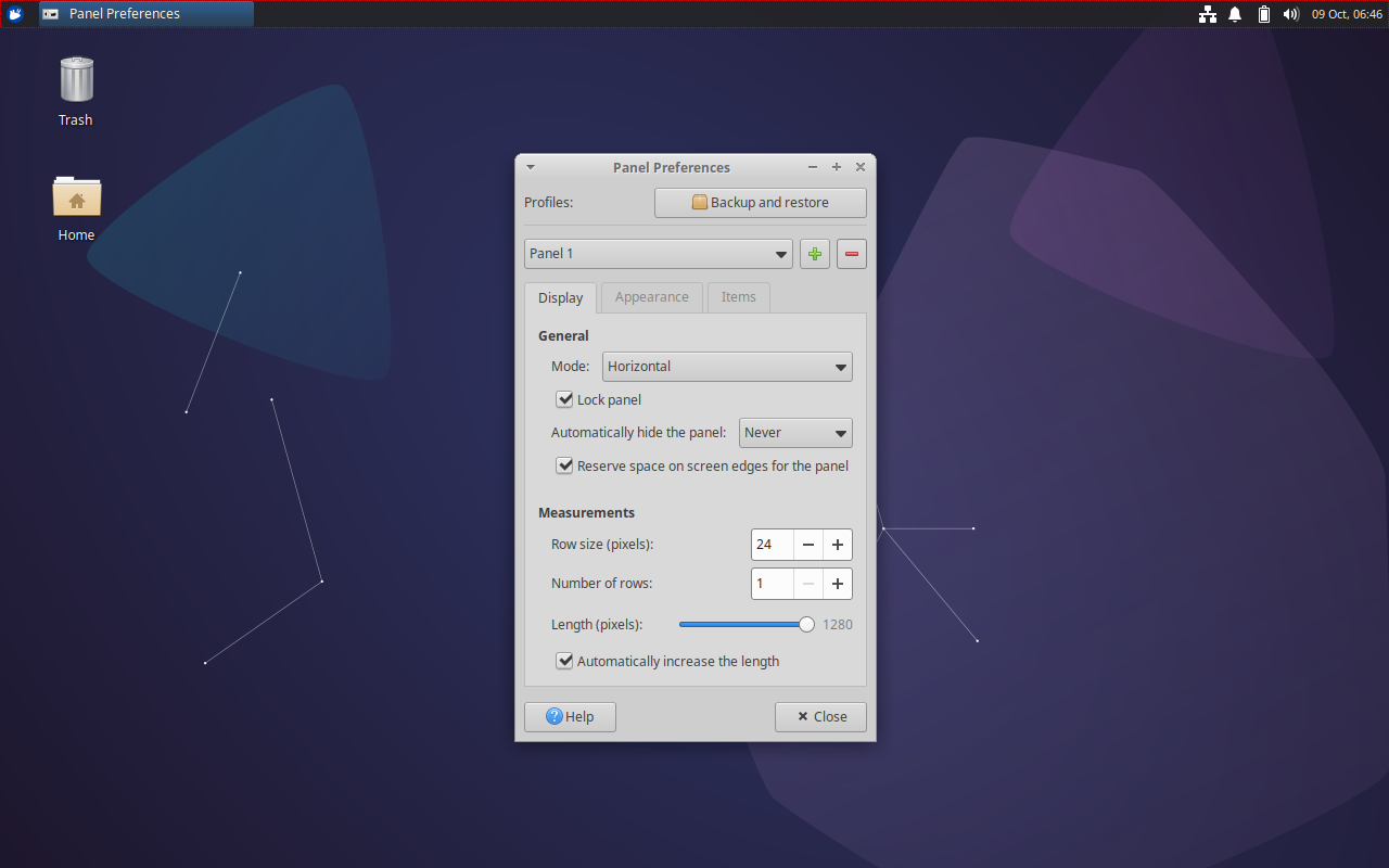 Panel 4.18.4 fixes memory management issues and improves scaling