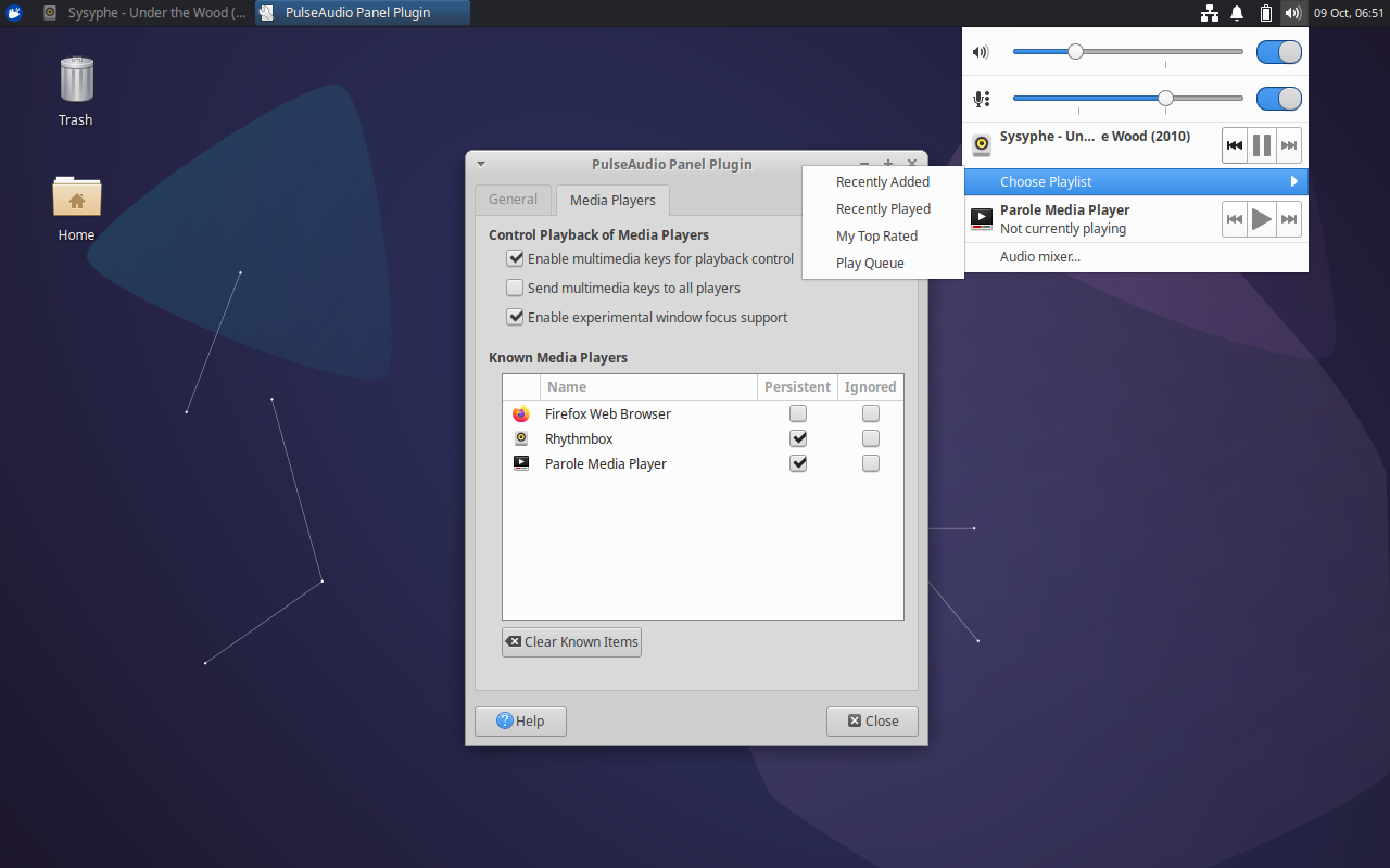 PulseAudio Plugin 0.4.8 greatly improves device and MPRIS (media player) support